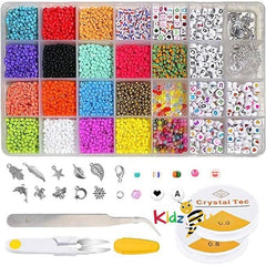 7500 Pcs Beads &150 Pcs Letter Beads Set
