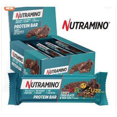 Nutramino Protein Bar - Crispy Chocolate & Sea Salt 1 x 12 x 55g