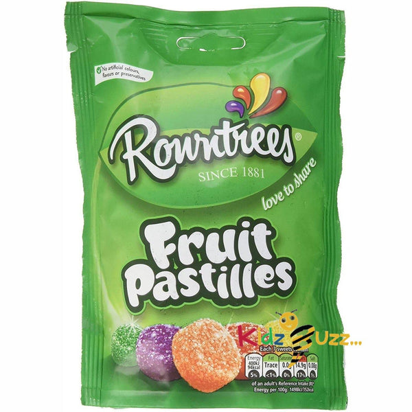 Rowntree's Fruit Pastilles Sweets Sharing Pouch, 143g | Kidzbuzzz