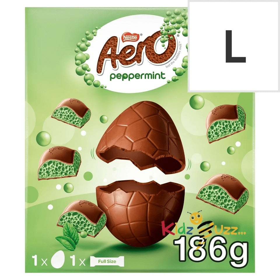 Aero Peppermint Milk Chocolate Easter Egg with Bar 186g , Best