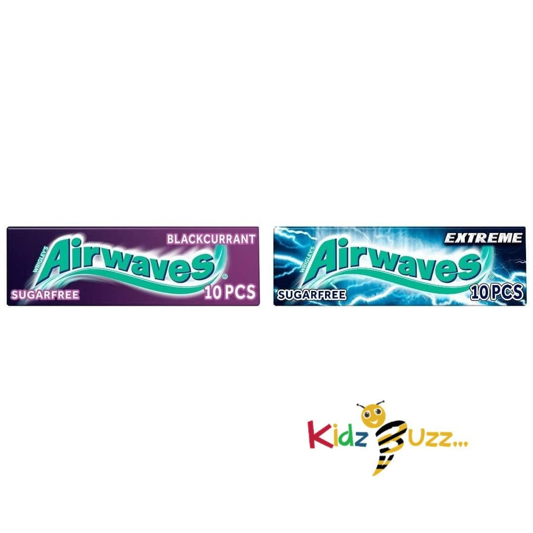 Wrigley's Airwaves Sugar Free Chewing Gum 20 Mixed Pack (6 Flavors