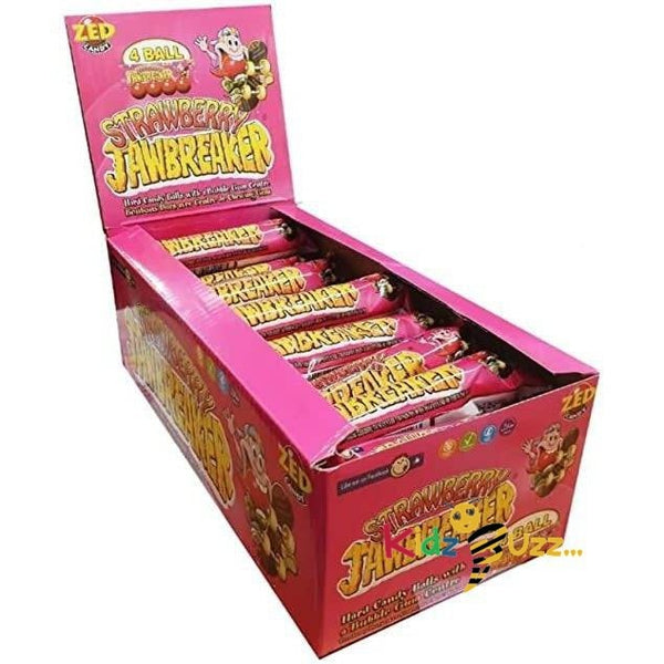 Strawberry Jawbreaker Balls 30 Pkt